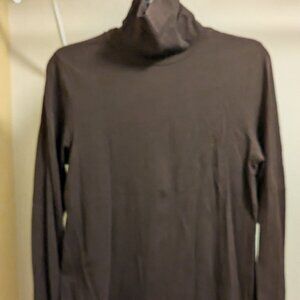 Brown Turtleneck Shirt